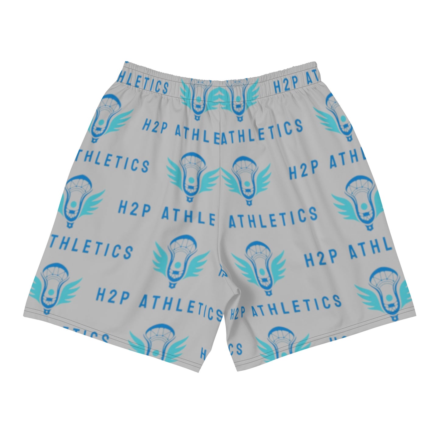 Men's H2P Logo All-Over Print Athletic Shorts