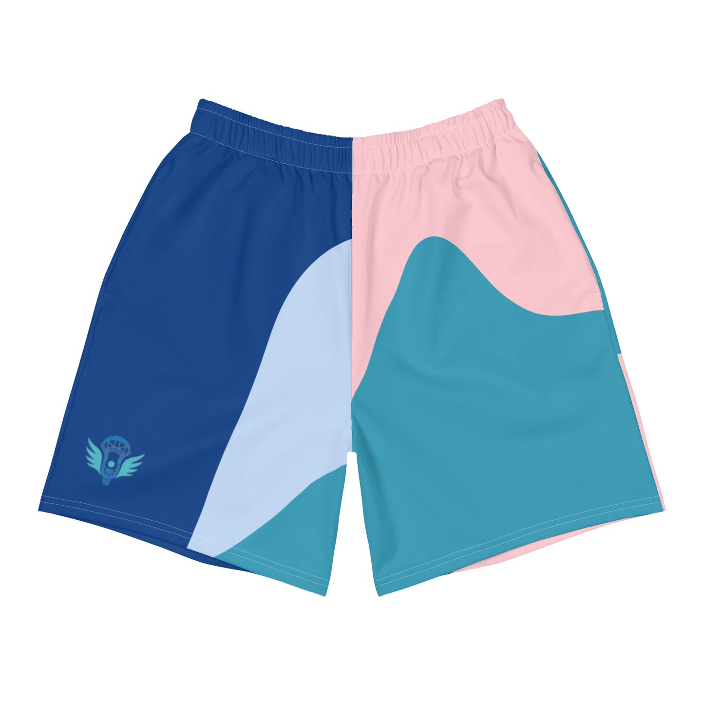 Abstract Color Men's Athletic Shorts