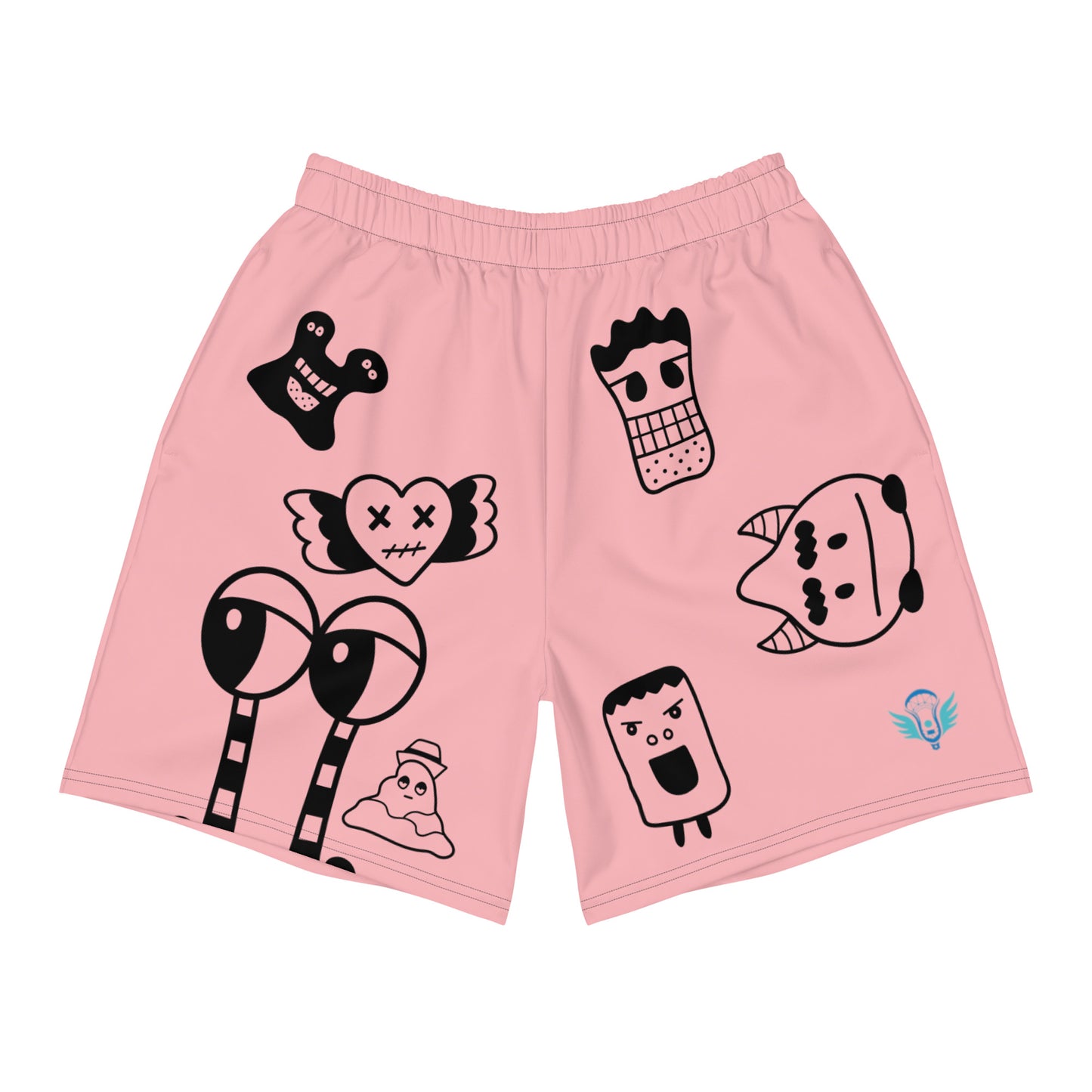 Monster Doodles Men's Athletic Shorts