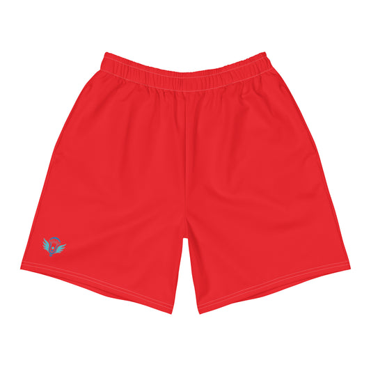 Men's Red Athletic Shorts