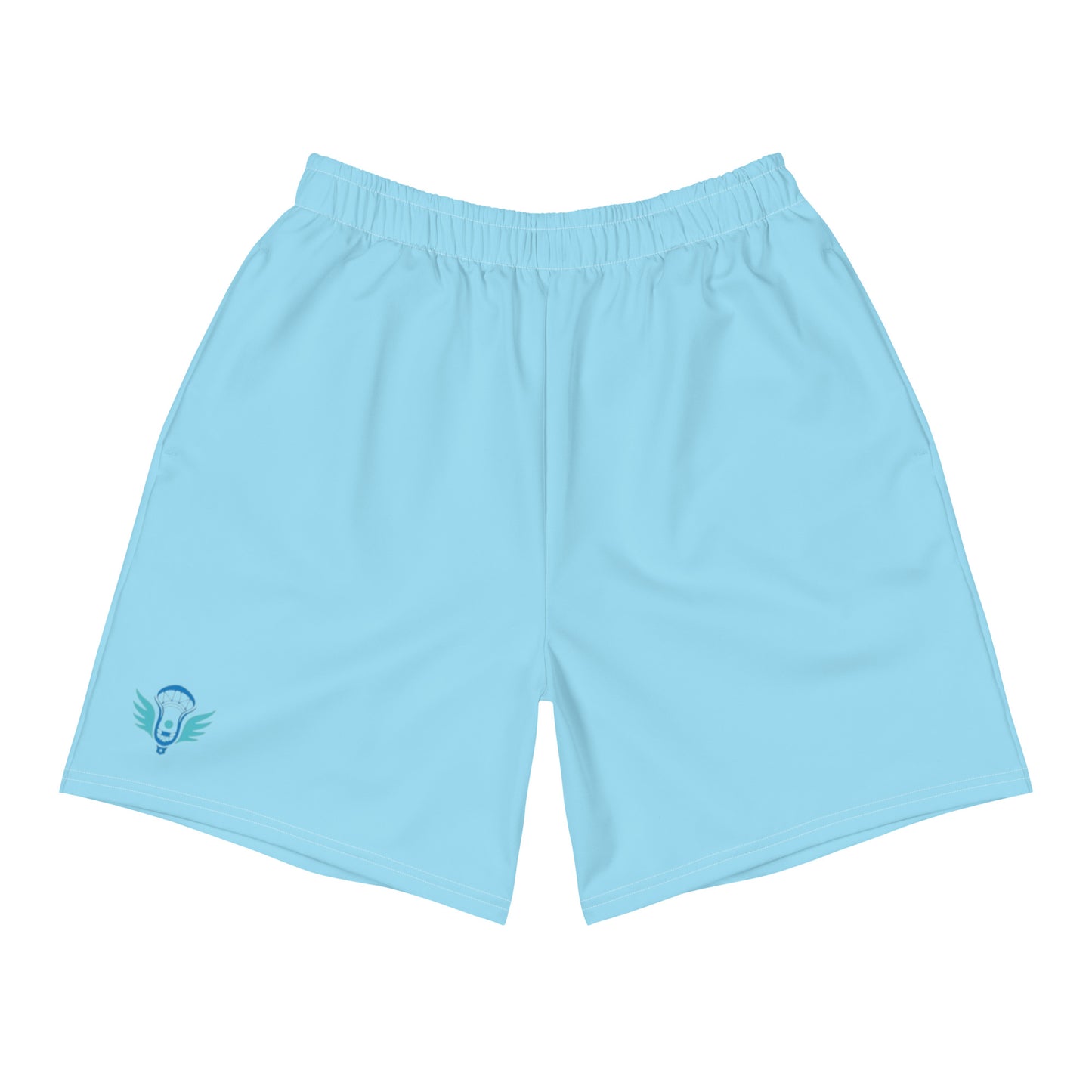 Men's Light Blue Athletic Shorts