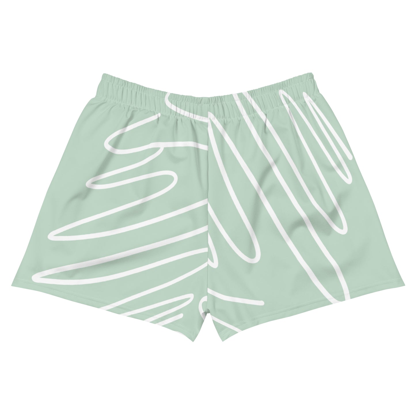 Abstract Women's Athletic Shorts