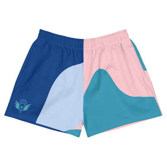 Color Pattern Women’s Athletic Shorts