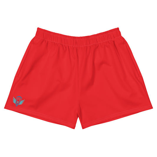 Women’s Red Athletic Shorts