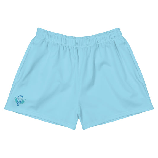 Women’s Light Blue Athletic Shorts