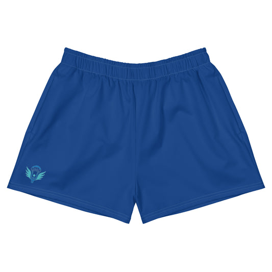 Women's Dark Blue Athletic Shorts