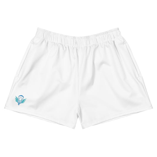 Women’s White Athletic Shorts