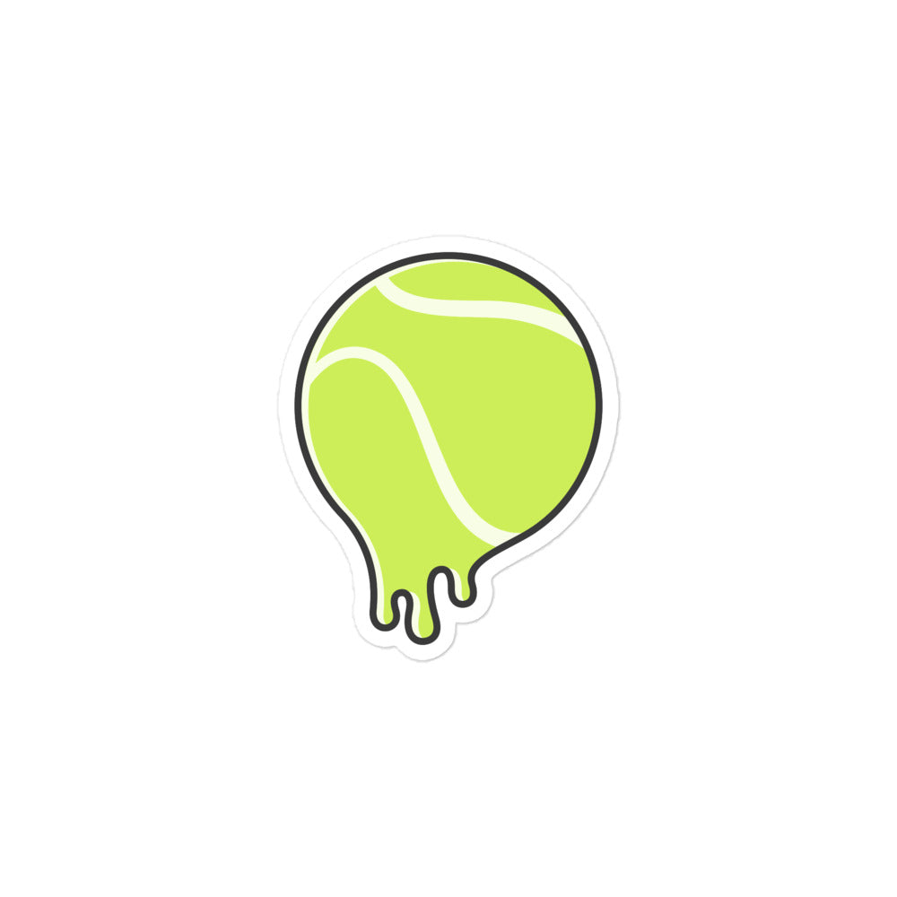 Melted Tennis Ball stickers