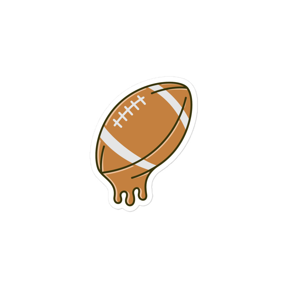 Melted Football Sticker