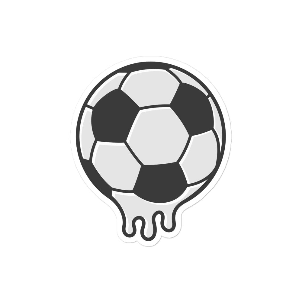 Melted Soccer Ball stickers