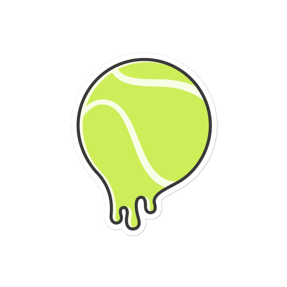 Melted Tennis Ball stickers