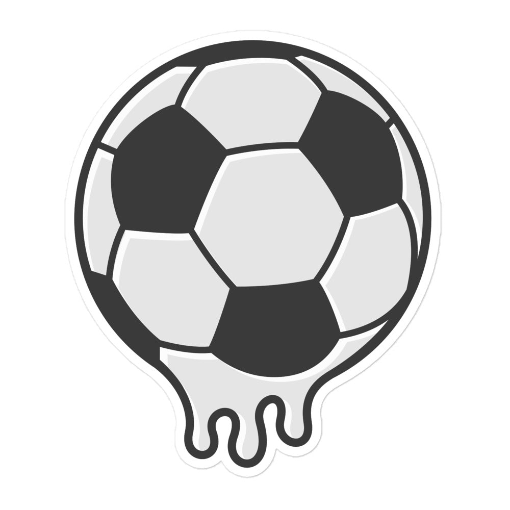 Melted Soccer Ball stickers