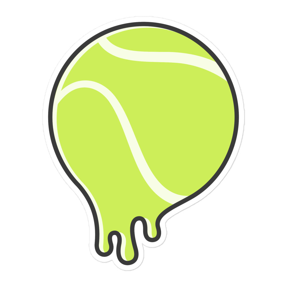 Melted Tennis Ball stickers